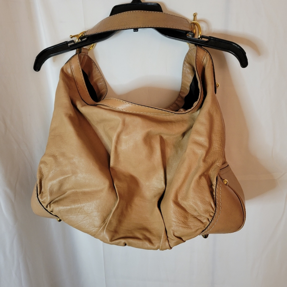 GUCCI XL Horsebit shoulder bag. Authentic